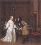 Dancing Couple Gerard Ter Borch